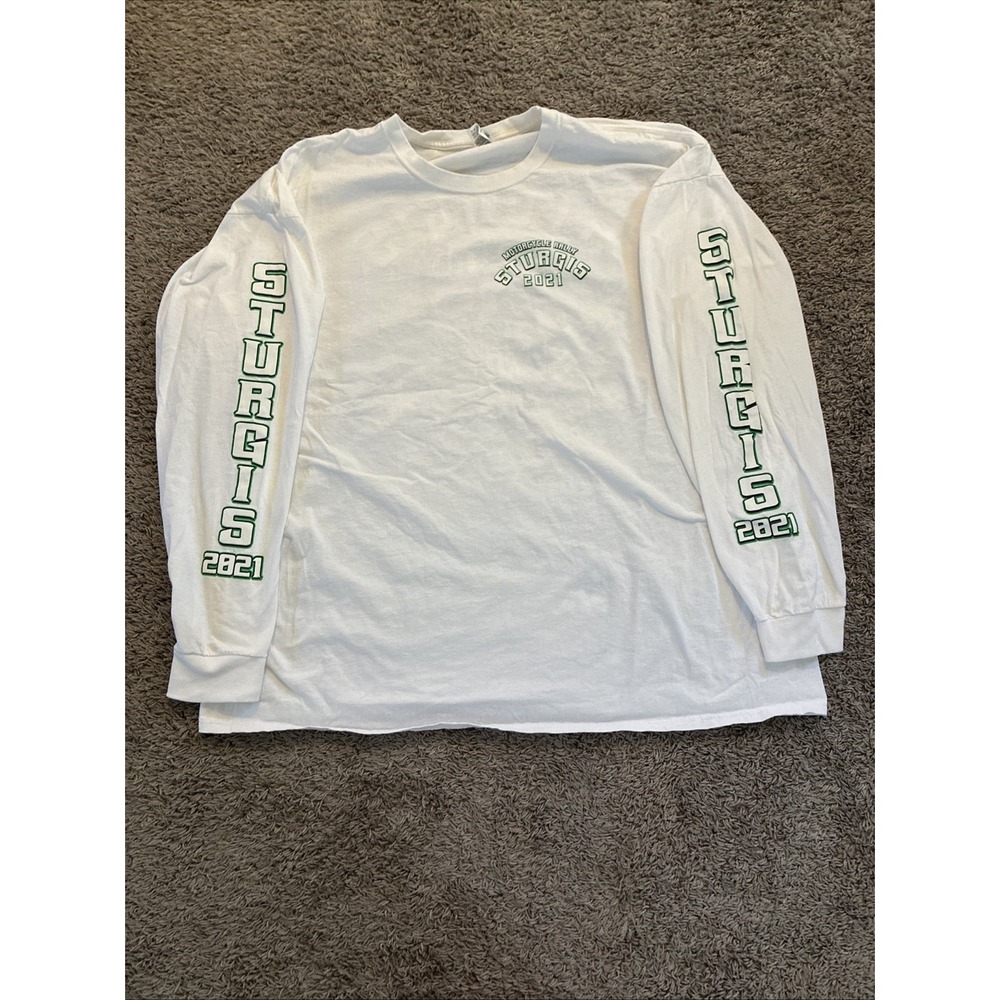 2021 Sturgis Motorcycle Rally Long Sleeve T Shirt- Harley Davidson T Shirt Biker